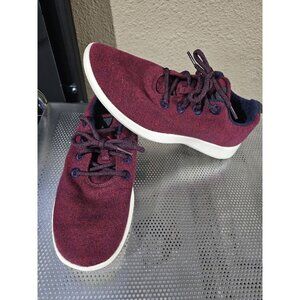 Allbirds Wool Runners Red Athletic Sneakers Shoes Men's Size 10